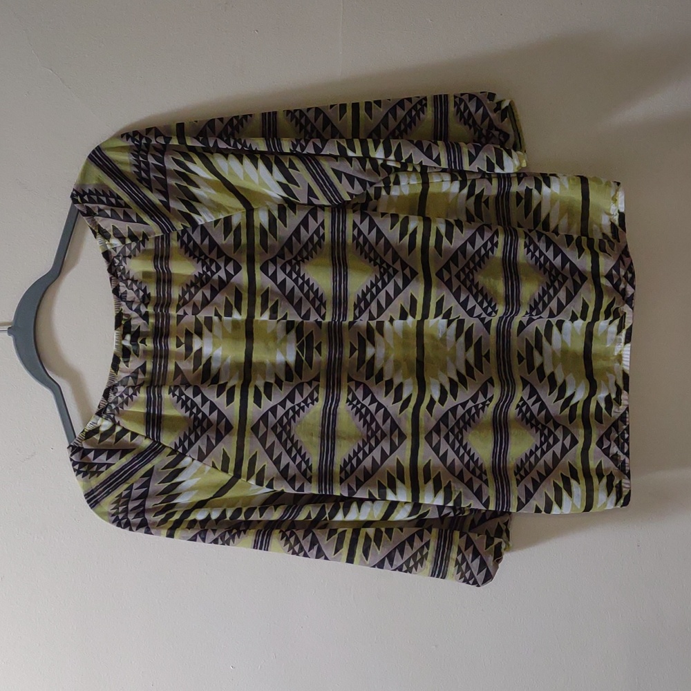 INC Aztec Pattern Blouses - Picture 2 of 4